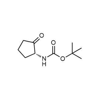 tert-Butyl (R)-(2-oxocyclopentyl)carbamate structure