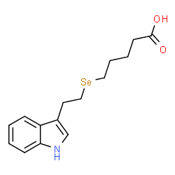 5-[[2-(1H-Indol-3-yl)ethyl]seleno]valeric acid结构式