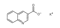 potassium quinoline-3-carboxylate结构式