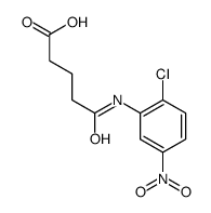 5-(2-chloro-5-nitroanilino)-5-oxopentanoic acid结构式