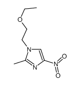 1-(2-Ethoxyethyl)-2-methyl-4-nitro-1H-imidazole Structure