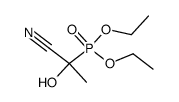 diethyl 1-cyano-1-hydroxyethylphosphonate Structure