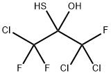 2-mercapto-1,1,3-trichloro-trifluoropropan-2-ol结构式