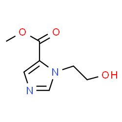 1H-Imidazole-5-carboxylicacid,1-(2-hydroxyethyl)-,methylester(9CI) Structure