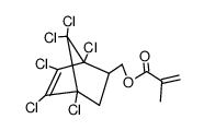 2-Methyl-acrylic acid 1,4,5,6,7,7-hexachloro-bicyclo[2.2.1]hept-5-en-2-ylmethyl ester Structure