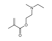 2-[ethyl(methyl)amino]ethyl 2-methylprop-2-enoate Structure