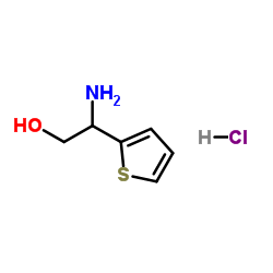 2-Amino-2-(thiophen-2-yl)ethanol hydrochloride Structure