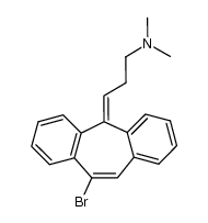 3-(10-bromo-5H-dibenzo[a,d][7]annulen-5-ylidene)-N,N-dimethylpropan-1-amine Structure