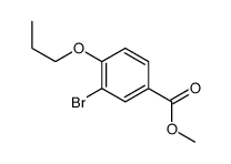 Methyl 3-bromo-4-propoxybenzoate Structure
