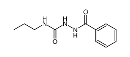 1-benzoyl-4-propyl semicarbazide Structure