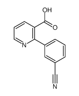 2-(3-氰基苯基)烟酸结构式