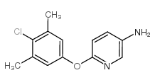 6-(4-chloro-3,5-dimethylphenoxy)pyridin-3-amine structure