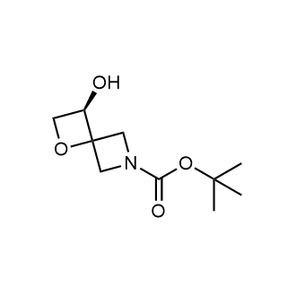 Tert-butyl (R)-3-hydroxy-1-oxa-6-azaspiro[3.3]Heptane-6-carboxylate structure