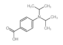 Benzoic acid,4-[bis(1-methylethyl)amino]-结构式