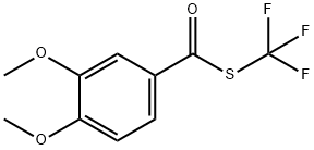S-(trifluoromethyl) 3,4-dimethoxybenzothioate Structure