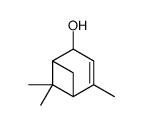[1R-(1alpha,2alpha,5alpha)]-4,6,6-trimethylbicyclo[3.1.1]hept-3-en-2-ol结构式