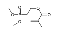 2-dimethoxyphosphorylethyl 2-methylprop-2-enoate结构式