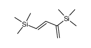 trimethyl-[(3E)-4-trimethylsilylbuta-1,3-dien-2-yl]silane Structure