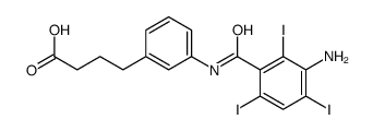 gamma-(3-(3-Amino-2,4,6-trijod-benzoylamino)-phenyl)-buttersaure [Germ an]结构式