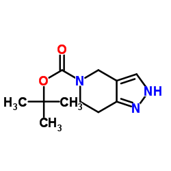 tert-Butyl 6,7-dihydro-1H-pyrazolo[4,3-c]pyridine-5(4H)-carboxylate structure