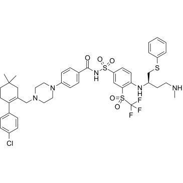 Desmorpholinyl Navitoclax-NH-Me结构式