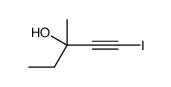 1-iodo-3-methylpent-1-yn-3-ol结构式