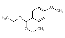 Benzene,1-(diethoxymethyl)-4-methoxy- structure