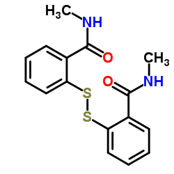 2,2'-Disulfanediylbis(N-methylbenzamide) Structure
