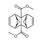 1,4,5,8-tetrahydro-1t,4t,5t,8t-diepoxido-naphthalene-4ar,8ac-dicarboxylic acid dimethyl ester Structure