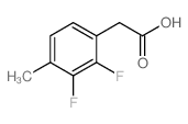 2-(2,3-difluoro-4-methylphenyl)acetic acid结构式