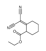 ethyl 2-(dicyanomethylidene)cyclohexane-1-carboxylate Structure