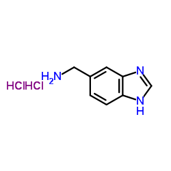 1-(1H-Benzimidazol-5-yl)methanamine dihydrochloride结构式