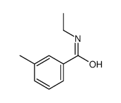 Benzamide, N-ethyl-3-methyl- (9CI)结构式