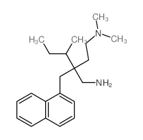 1,4-Butanediamine,N4,N4-dimethyl-2-(1-methylpropyl)-2-(1-naphthalenylmethyl)- structure