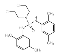 Phosphoric triamide,N,N-bis(2-chloroethyl)-N',N''-di-2,5-xylyl- (8CI) structure