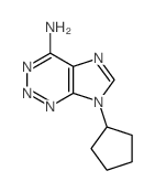 9-cyclopentyl-2,3,4,7,9-pentazabicyclo[4.3.0]nona-1,3,5,7-tetraen-5-amine picture