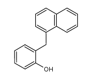 2-(1-naphthylmethyl)phenol结构式