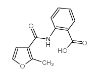 2-[(2-methyl-3-furoyl)amino]benzoic acid结构式