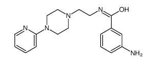 3-amino-N-[2-(4-pyridin-2-ylpiperazin-1-yl)ethyl]benzamide结构式