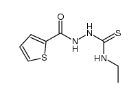 4-ethyl-1-(thiophen-2-yl)carbonylthiosemicarbazide Structure