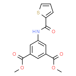 1,3-Benzenedicarboxylic acid,5-[(2-thienylcarbonyl)amino]-,dimethyl ester结构式