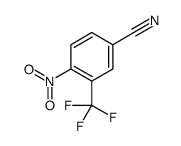 4-Nitro-3-(trifluoromethyl)benzonitrile structure