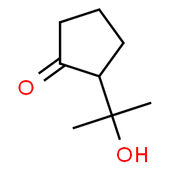 CYCLOPENTANONE, 2-(1-HYDROXY-1-METHYLETHYL)-结构式