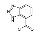 1H-Benzotriazole-4-carbonyl chloride (9CI) Structure