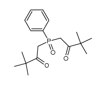 oxyde de di dimethyl-3,3 butanone-2 phenyle phosphine Structure