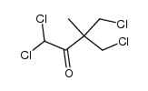 1,1,4-trichloro-3-chloromethyl-3-methyl-butan-2-one Structure