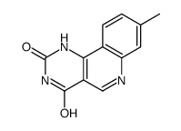 8-methyl-1H-pyrimido[5,4-c]quinoline-2,4-dione结构式