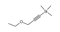 ethoxy(trimethylsilyl)acetylene Structure