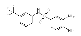 3,4-Diamino-N-(3-(trifluoromethyl)phenyl)benzenesulfonamide picture