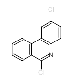 Phenanthridine,2,6-dichloro- Structure